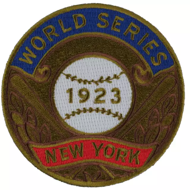 1923 New York Yankees 1st MLB World Series Championship Jersey Sleeve Patch Logo