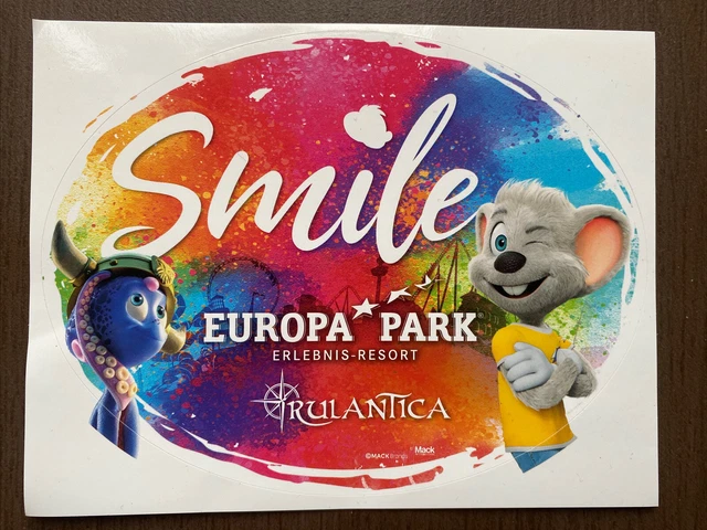 Autocollant Europa Park - Sticker De Collection Pour Les Fans De Parc D'attractions - Neuf Et Intact