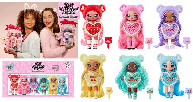 Poupée NA NA NA SURPRISE - Peluche Licorne, Panda, Ours, Foxy, Roxy, Lapin, Tigre - MGA