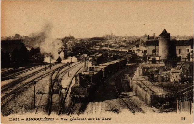 CPA AK ANGOULEME - Vue générale sur la Gare (519250)