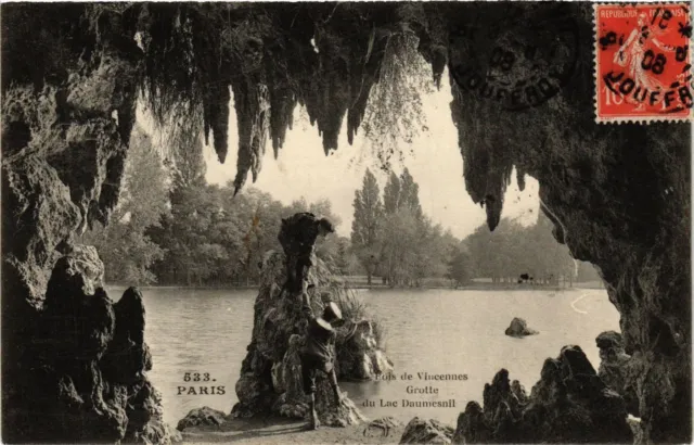 CPA PARIS 12e-Bois de Vincennes-Grotte du Lac Daumesnil (322706)