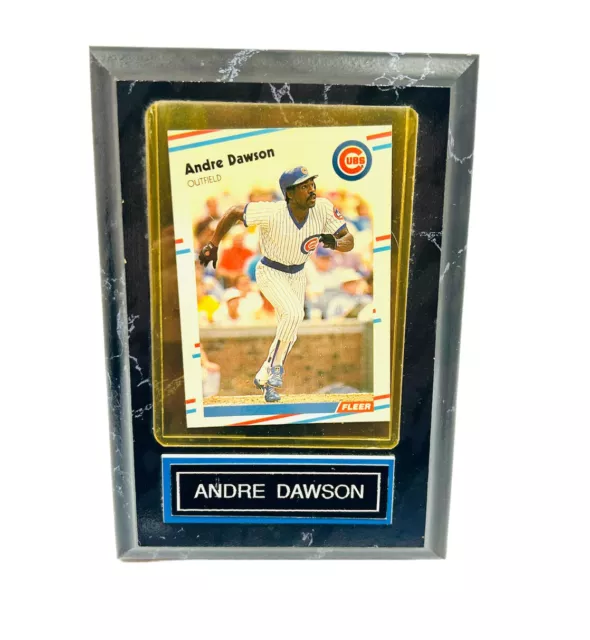 1988 Andre Dawson - “ The Hawk “ Chicago Cubs Plaque ( 6.5” x 4.5” )