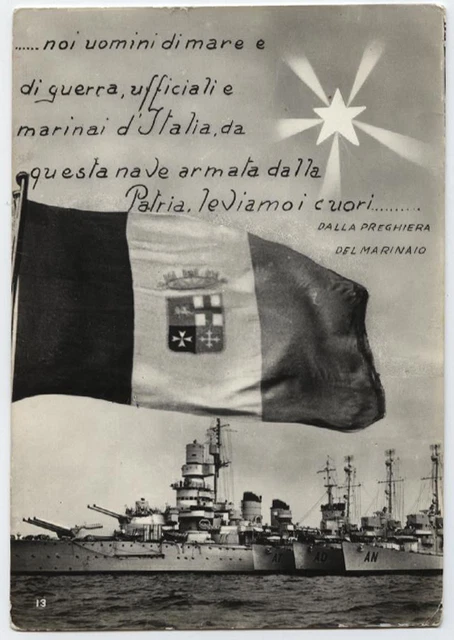 CARTOLINA MARINA MILITARE DALLA PREGHIERA DEL MARINAIO EUR 6,00