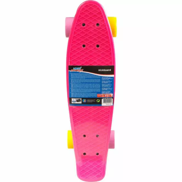 New Sports Kickboard pink, gelb und lila, ABEC 7