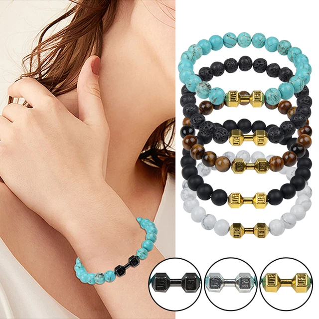 Armbänder Herren Stoff Tigerauge Armband Lavastein Armband Stress Yoga Perlen