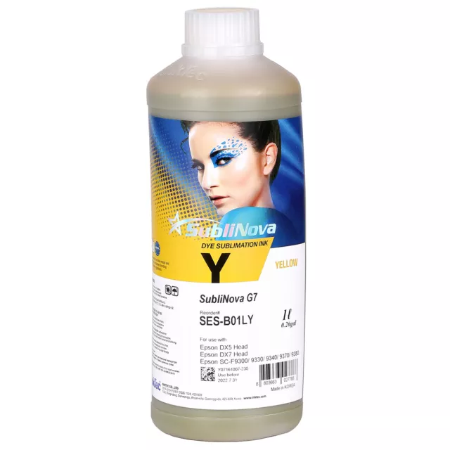 Inktec Sublimation Ink-SubliNova G7-Yellow, 1liter