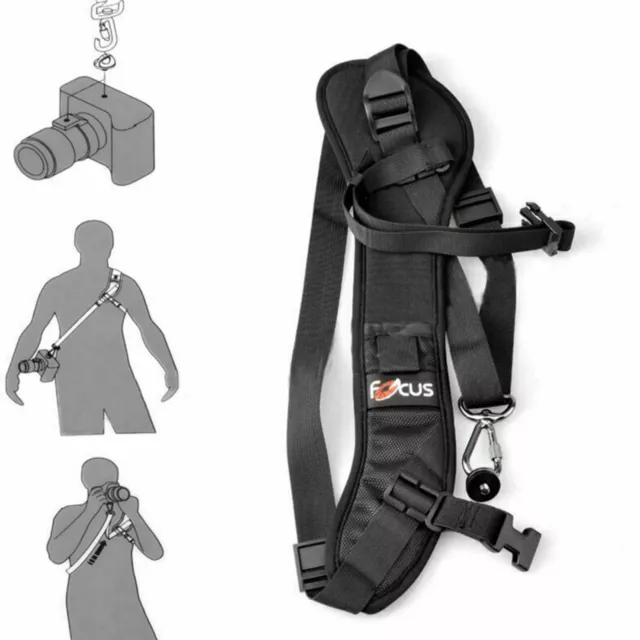 For Nikon Canon Sony SLR DSLR Camera Quick Rapid Shoulder Sling Belt Neck Strap