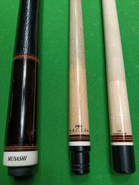 ADAM ACSS PRO Billiard Cue Shaft with Musashi Ring, Neue Tap H, 10