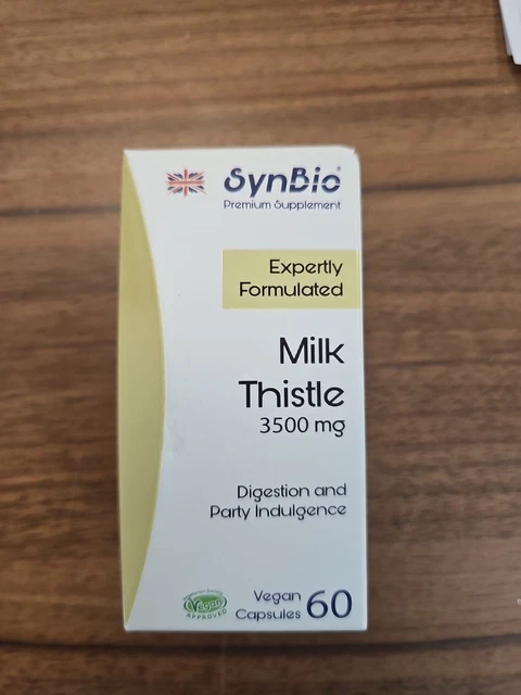 Synbio Capsule SYNBIO PREMIUM - Milk Thistle 60 Vegan Capsules £9.98 - PicClick UK