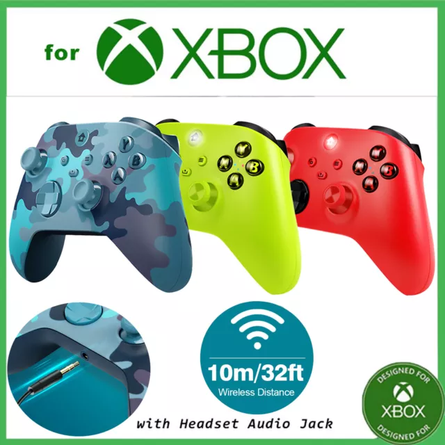 Wireless Controller for Microsoft Xbox One, Series X/S PC Gamepad w/ Audio Jack