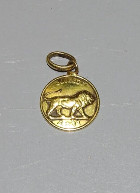 Médaille Année Du Rat 2020 - Signe Zodiaque Chinois - Dorée, Plaqué Or