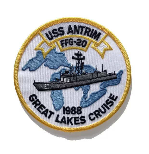 USS ANTRIM 1988 FFG-20 Patch – Sew On