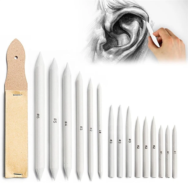 20PCS Blending Stumps And Tortillions Paper Art Blenders With Pencil - View #8