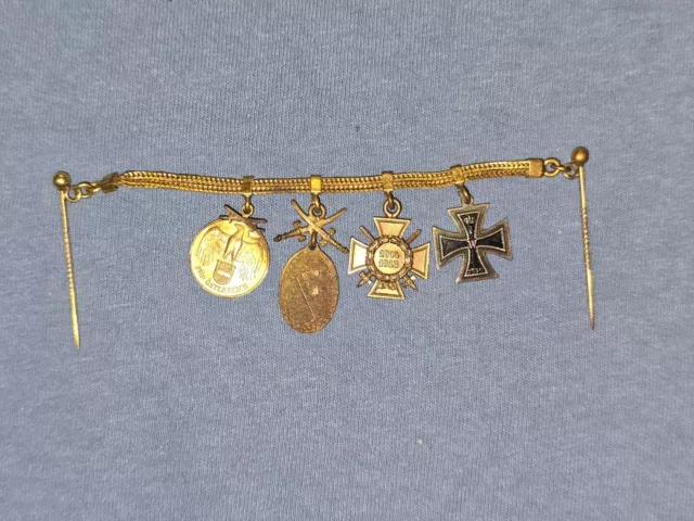 1Oo% Original Ww2 German Bracletts W/Charms