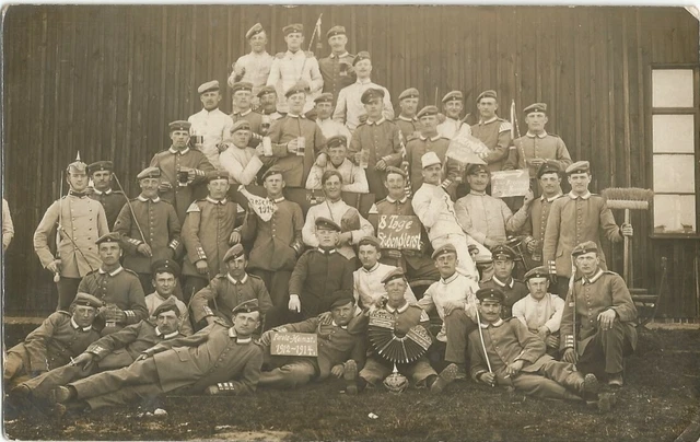 1. WELTKRIEG, RESERVE 1914, Soldaten mit Pickelhaube, Infanterie Berlin