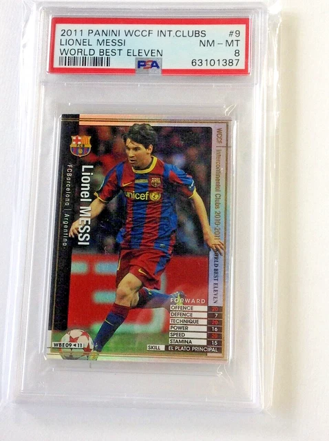 Carte Panini WCCF 2007-08 Lionel Messi N°303 - FC Barcelona, Argentine, PSG - Édition Japonaise