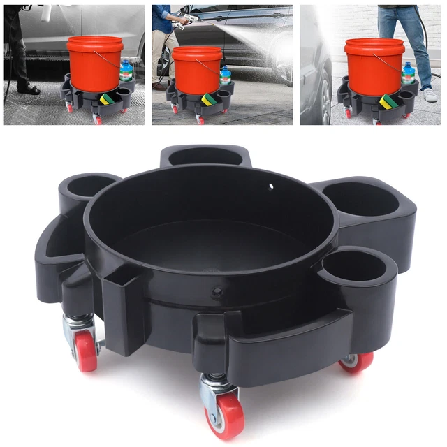 PROFESSIONAL FOR CAR Detailing Cleaning Car Wash Bucket Dolly Cart Kits