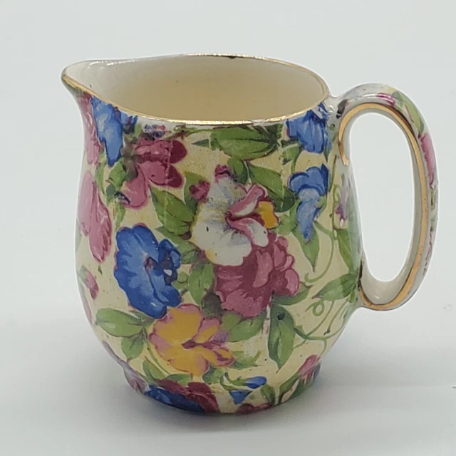 Royal Winton Grimwades Summertime Countess Creamer Chintz Made In England