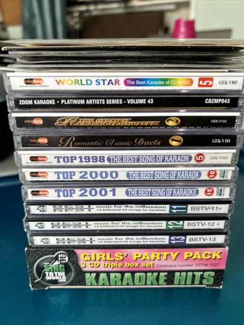 Karaoke 20 Discs Bundle Mixed Pack Various Years CD+G, VCD