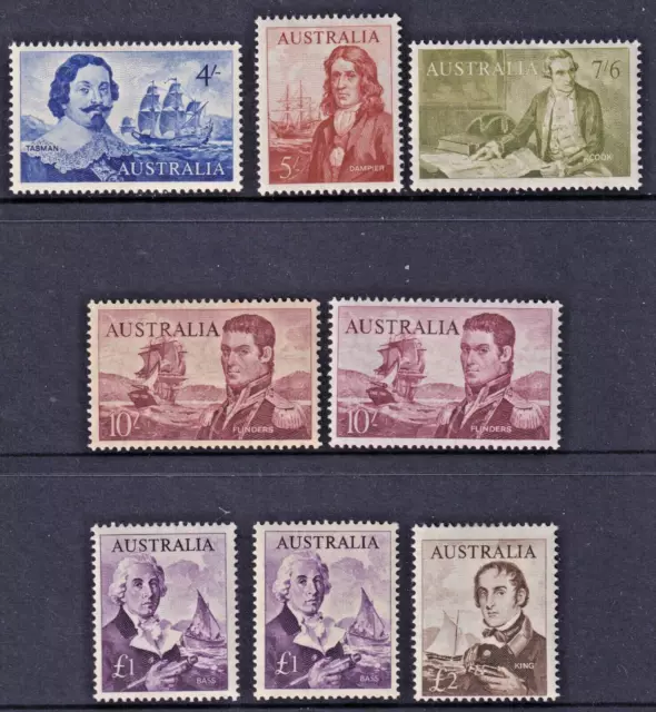 PRE-DECIMAL NAVIGATORS - Complete Set of 8 *MINT HINGED* SG 355-360