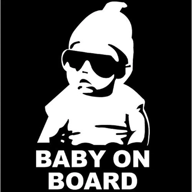 Baby an Bord Stoßstange Aufkleber Aufkleber Sicherheitswarnschild für Autofenster Carlos F