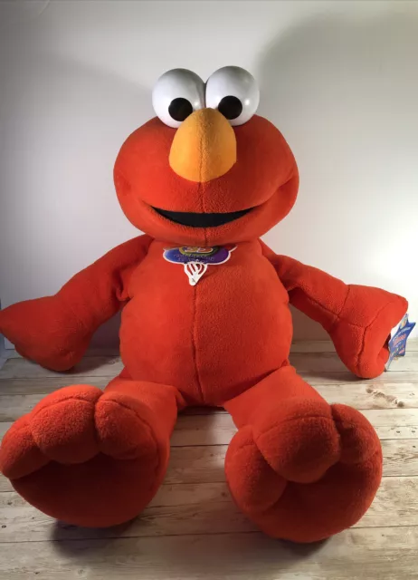 Large Plush Special Edition Happy Birthday Sesame Street 35 Years Elmo 29 Inches