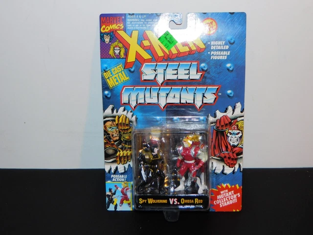 X-Men Steel Mutants Spy Wolverine Vs Omega Red Toy Biz 1994