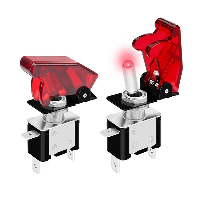 ASW07D LED Wippschalter 12V 20A – Perfekt Fürs Auto Oder Boot!