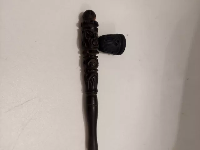 Wooden Vintage Hand Carved Pipe