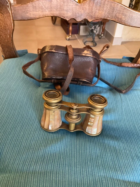 Paire De Jumelles De Théâtre Anciennes – Avec Sacoche – Fonctionnelles