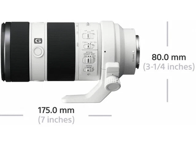 Sony Alpha SEL70200G 70-200 mm F/4,0 OSS G FE Objektiv   VitrinenModell