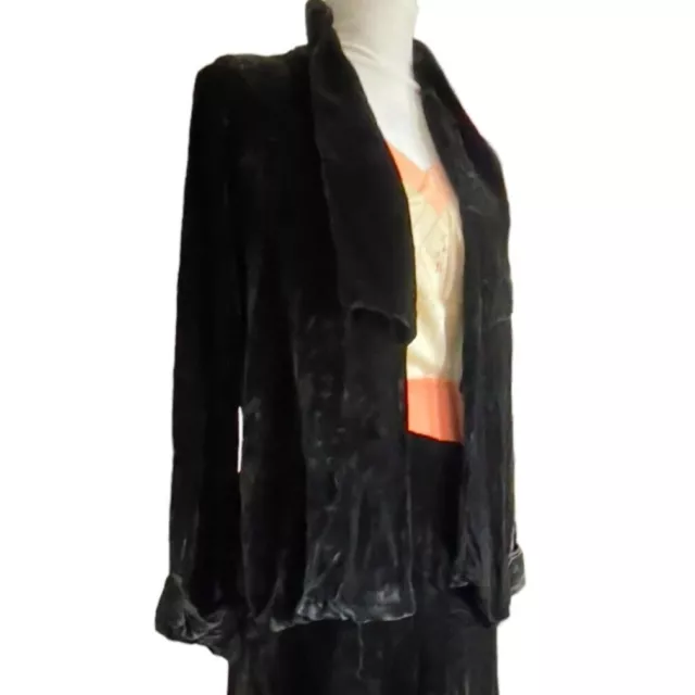 Judy Logan - Lightweight open front cardigan - Black - Plus Size. Colour:  black. Size: 3x