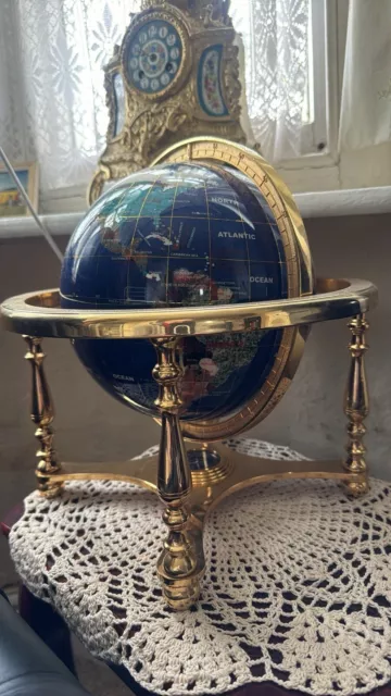 semi precious gemstone globe