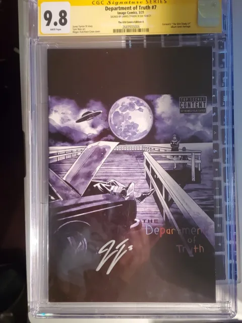Department of Truth 7 Hutchison-Cates Eminem Variant A. CGC 9.8 Signed by Tynion