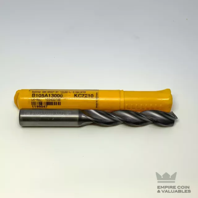 Kennametal 14mm solid TiAlN-PVD-coated carbide TF Drill B105A13000 KC7210 *W1C1