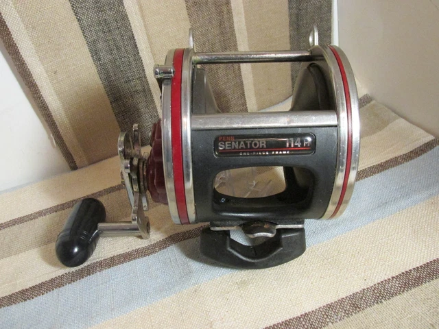 PENN セネター 114 6/0 ビンテージ Vintage Penn 114H 6/0 Senator Fishing Reel Red Color 2 - Etsy