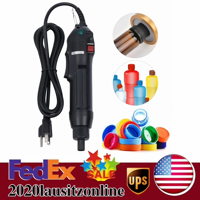 Handheld Manual Electric Bottle Capping Machine Screw Cap Capper Sealing Tool