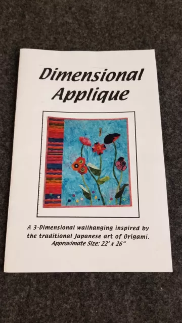 Aplique dimensional edredón colgante de pared arte japonés pata de oso sin cortar