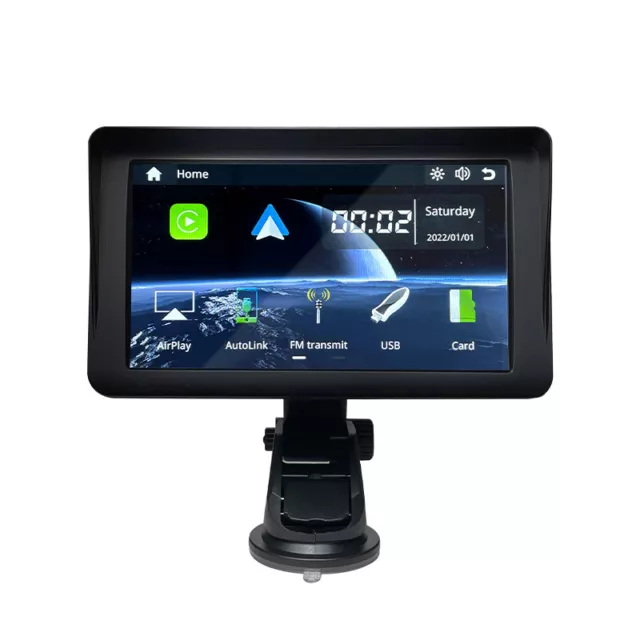 7"Car Stereo Radio For Wireless Carplay&Android Auto Portable Head Unit BT/FM