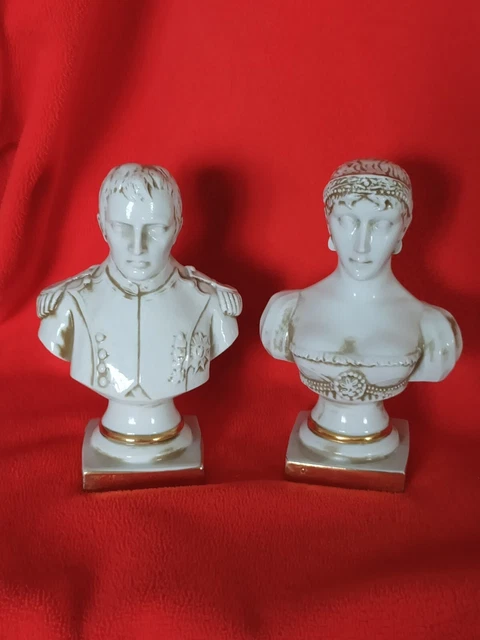 Paire de bustes, Statuettes femmes Art Nouveau vers 1890