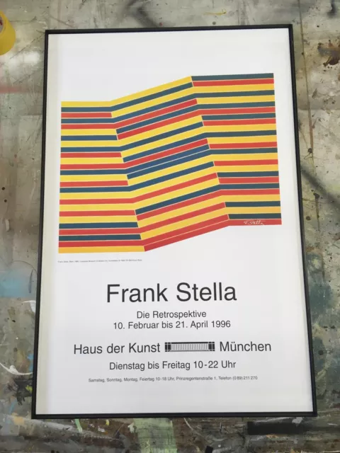 frank Stella absolut selten HANDSIGNIERT Plakat 1996