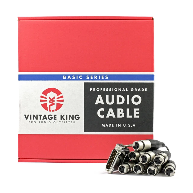 Vintage King Basic Series DB25 - XLRF - 15' (Demo / Open Box)
