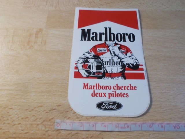 James HUNT - MARLBORO sticker gauche vinyle laminé James HUNT - MARLBORO sticker gauche vinyle laminé