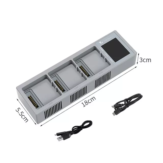 Charging Butler Drone Charger Battery Charger Digital Display Parts for Mavic 3