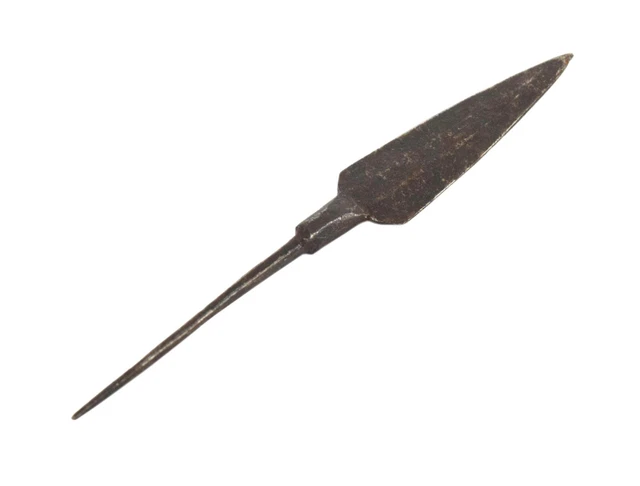 Antique Vieux Times Chasse Flèche Tête Taille S Rare de Collection Outil G25-677
