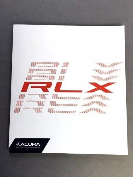 2018 Acura RLX 34-page Factory Original Car Sales Brochure Catalog