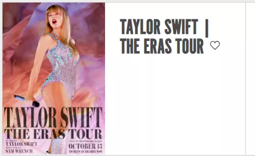 Taylor Swift The Eras Tour AMC Merch Cup (Regular Size) - (NEW/unused)