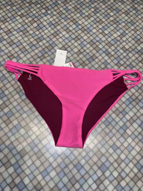 Basta Surf Zunzal Reversible Pink Bikini Bottom Size L BNWT