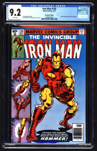 IRON MAN #126 | CGC 9.2 | Marvel 1979 | Tales of Suspense #39 Cover Homage