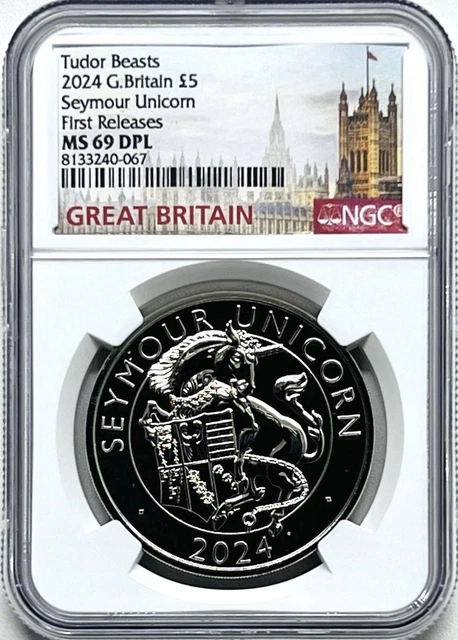 NGC MS69DPL 2024 イギリス £5 Seymour Unicorn NGC MS69DPL 2024 イギリス £5 Seymour Unicorn - メルカリ